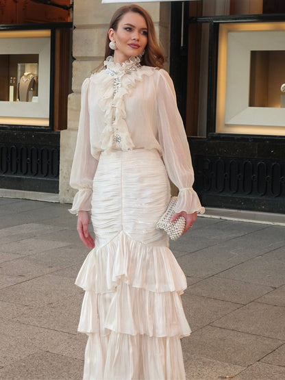 Romantik Ada Temalı Balık Etek