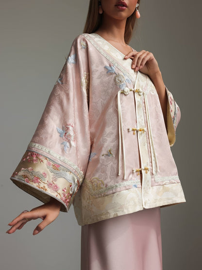 Blossom Crane Kimono
