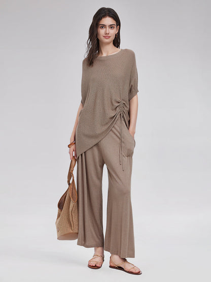 Örgü Bağlamalı Günlük Pantolon