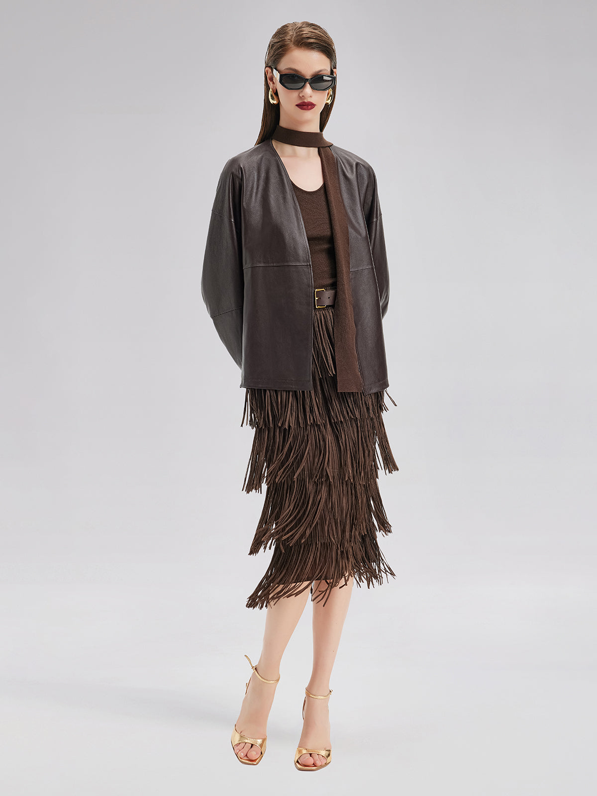 Sanatsal Kurdeleli Triko Bluz