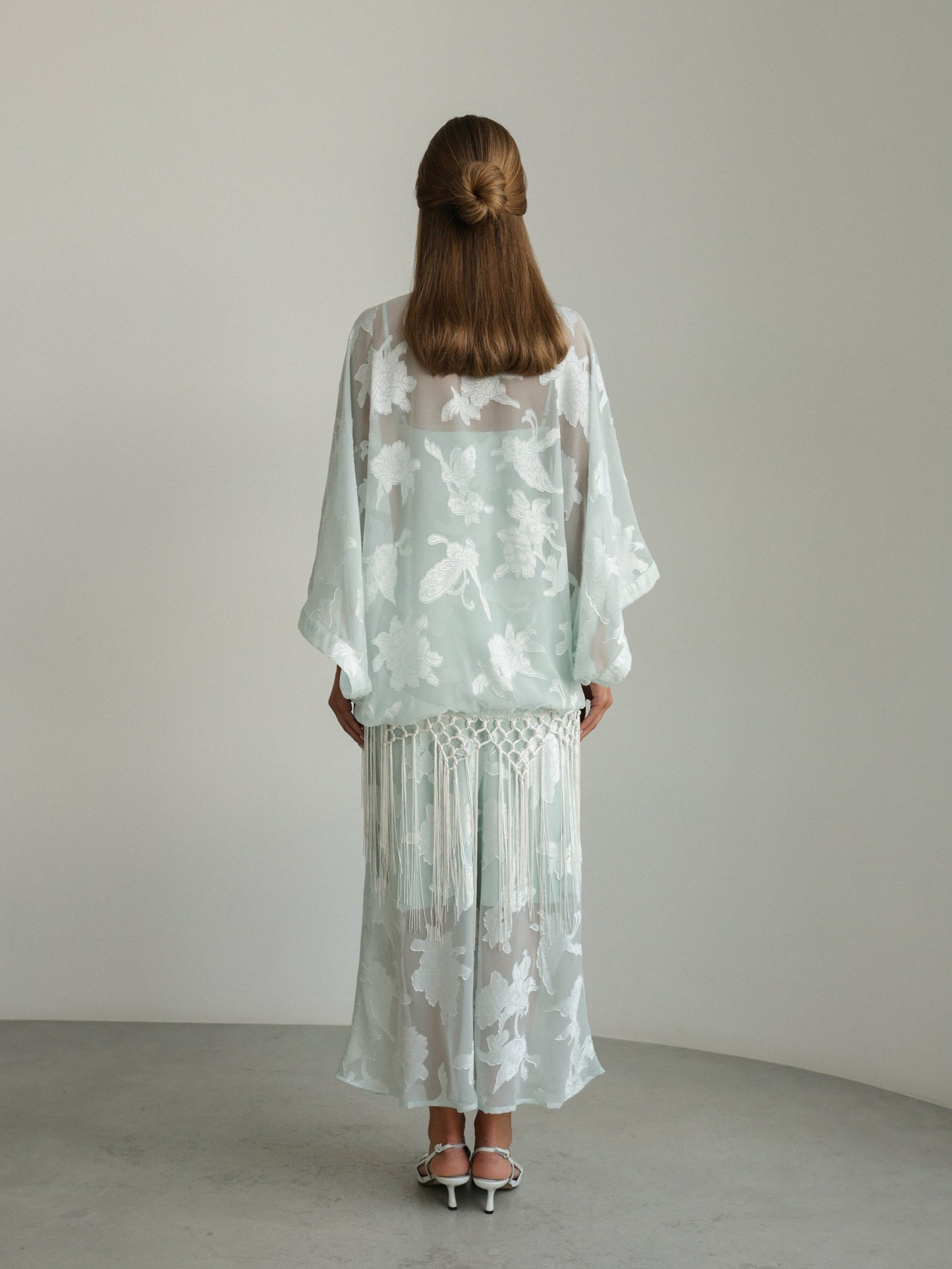 Whispering Mint Kimono