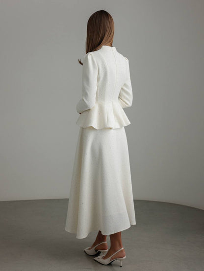 Kristal Fiyonk Tüvit Elbise