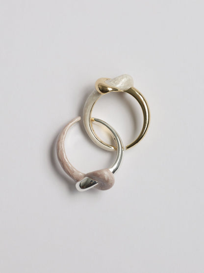 Fildişi Düğüm Detaylı Zarafet Yüzük