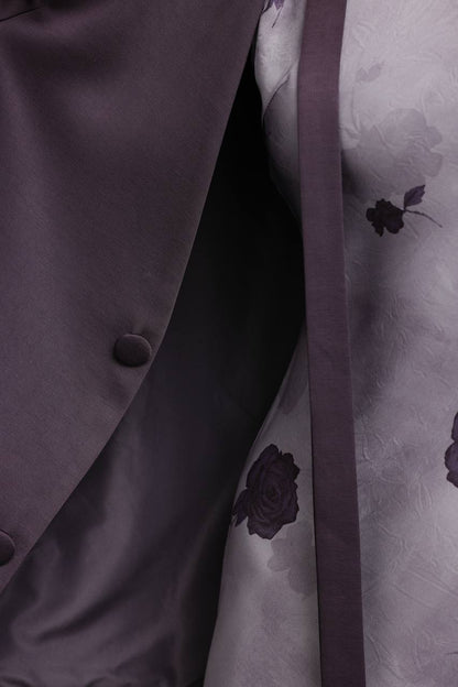 Gece Yarısı Mürdüm Blazer Ceket