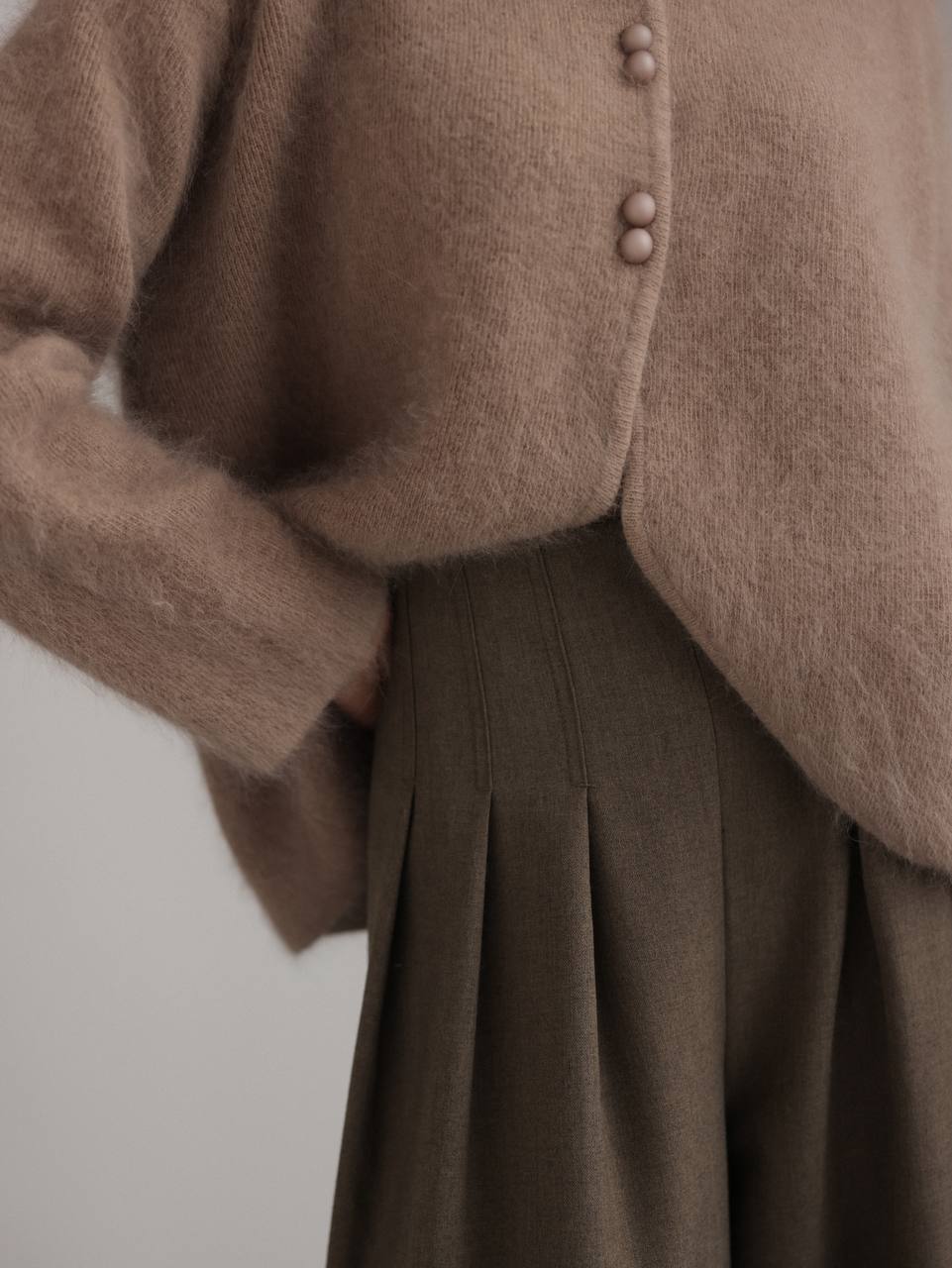 Zeytin Flow Bol Paça Pantolon