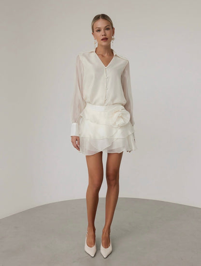 Fildişi Petal Takım