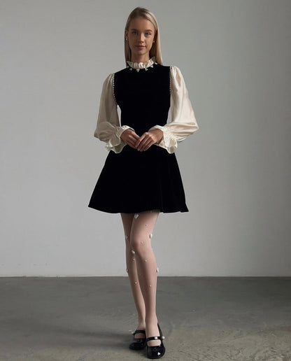 İnci Kalp Külotlu Çorap