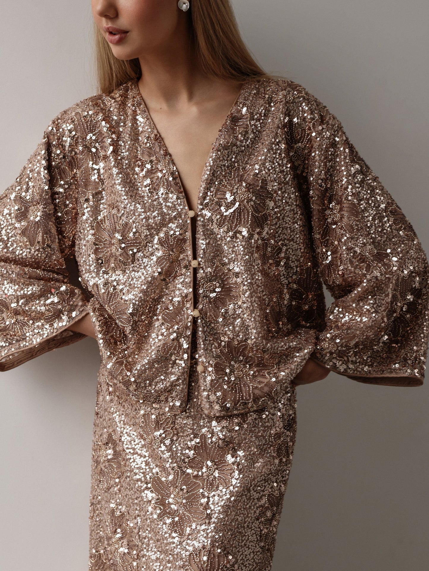 Celestial Payetli Kimono Ceket