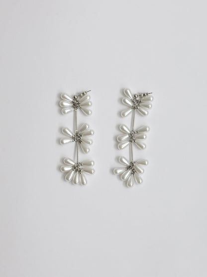 Zarif İnci İp Küpe