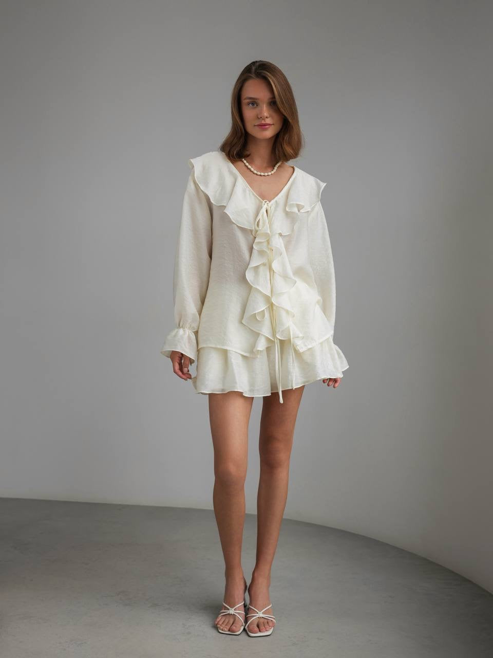 Krem Esinti Keten Takım