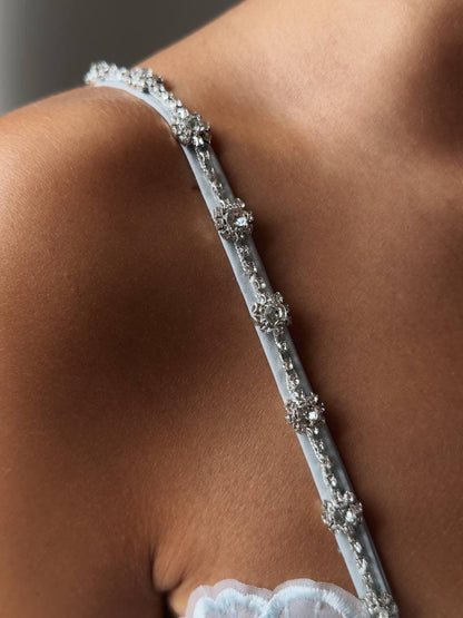 Zarif Çiçekli Mini Elbise