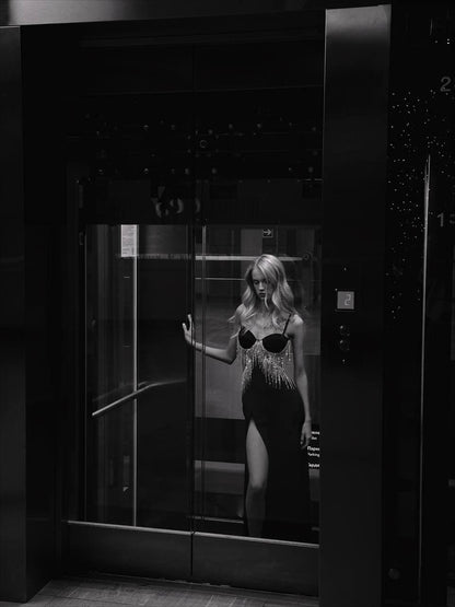 Göz Alıcı Siyah Abiye Elbise