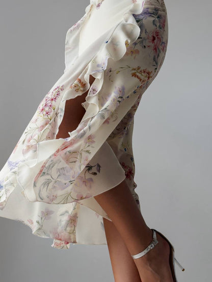 Spring Breeze Midi Elbise