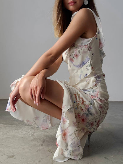 Spring Breeze Midi Elbise