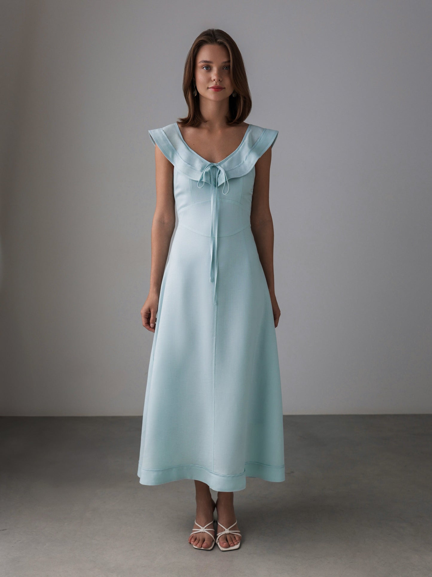 Akuamarin Vals Elbisesi