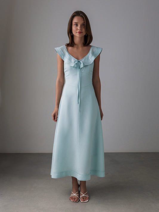 Akuamarin Vals Elbisesi