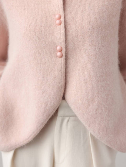 Soft Blossom Düğmeli Hırka