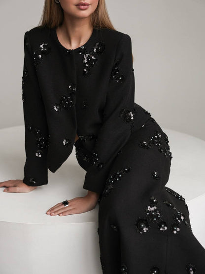 Gece Yarısı Petal Etek