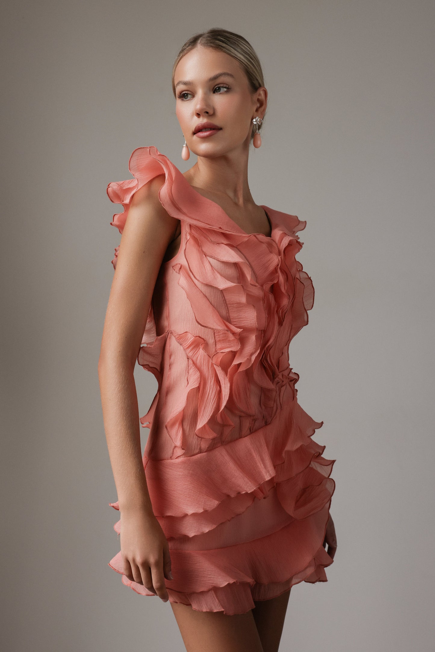 Mercan Çiçeği Elbise