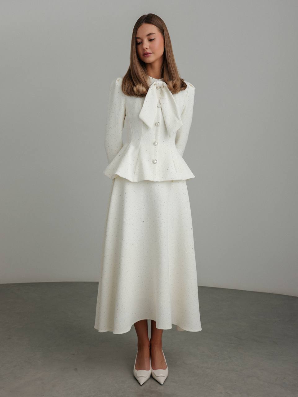 Kristal Fiyonk Tüvit Elbise