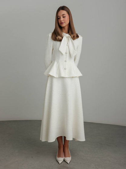 Kristal Fiyonk Tüvit Elbise