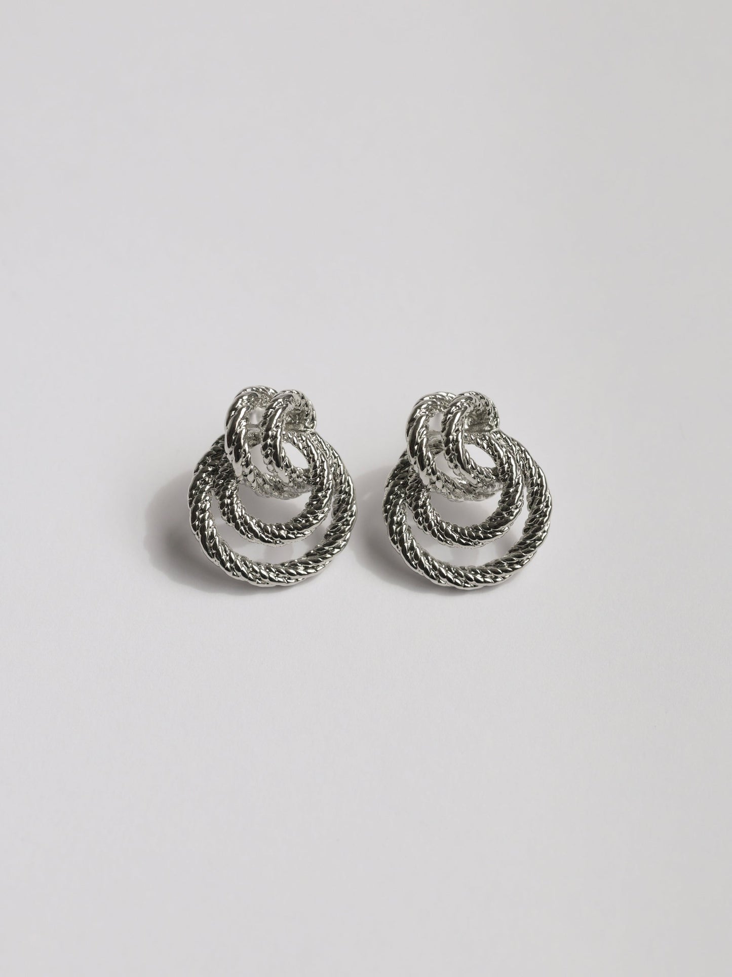 Twisted Silver Bloom Küpe