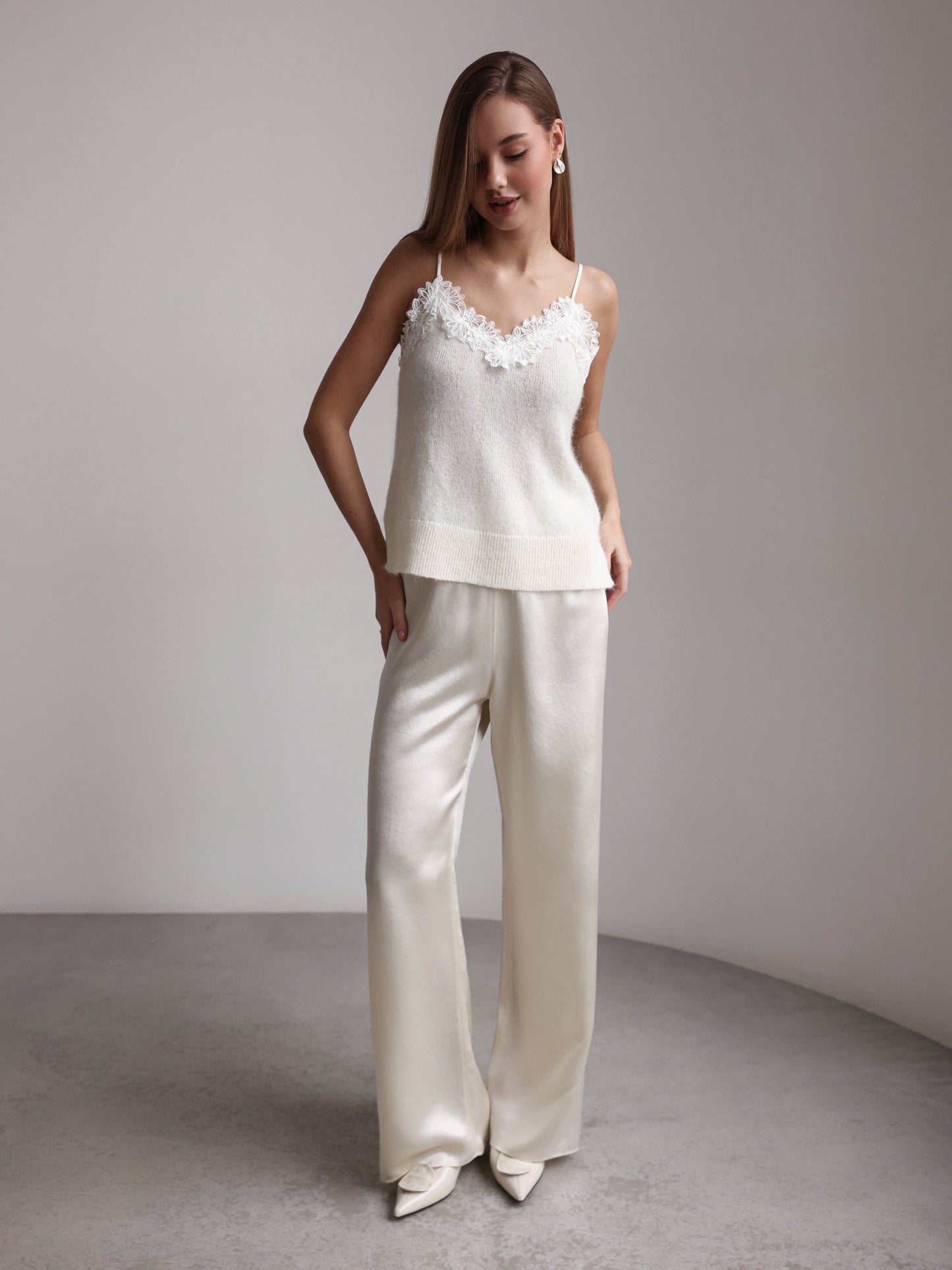 Dantel Whisper Triko Üst