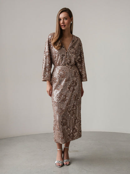 Celestial Payetli Kimono Ceket