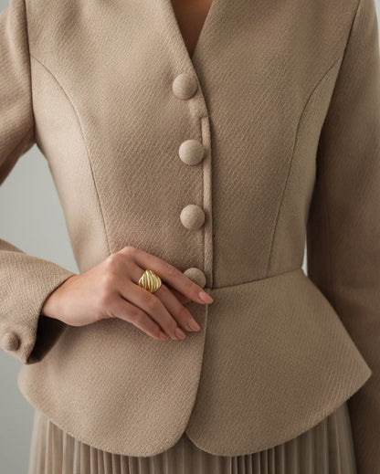 Altın Dalga Yüzük