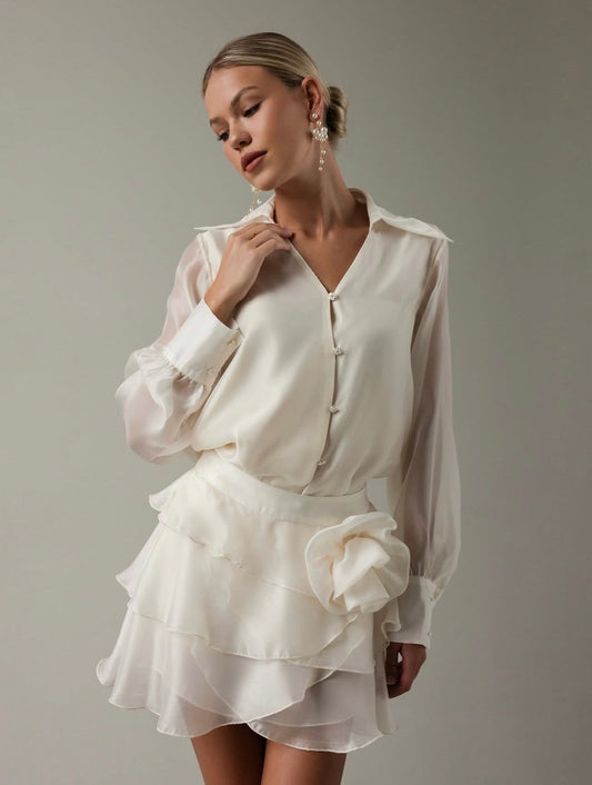 Fildişi Petal Takım