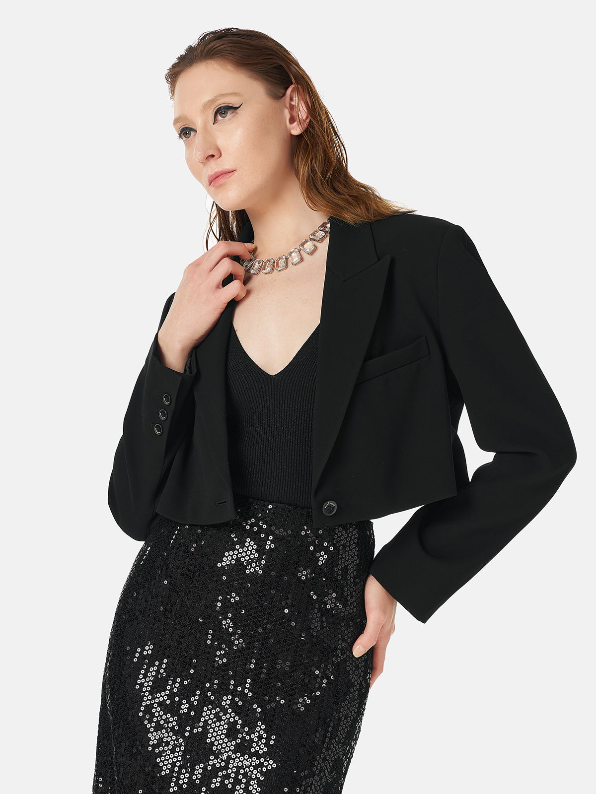 Fitilli Triko Çift Askılı Bluz