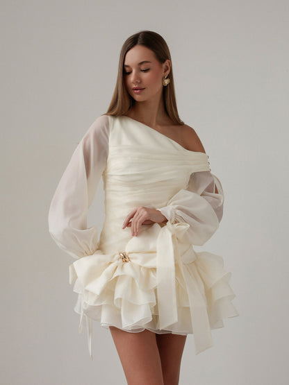 Fırfırlı Senfoni Elbise