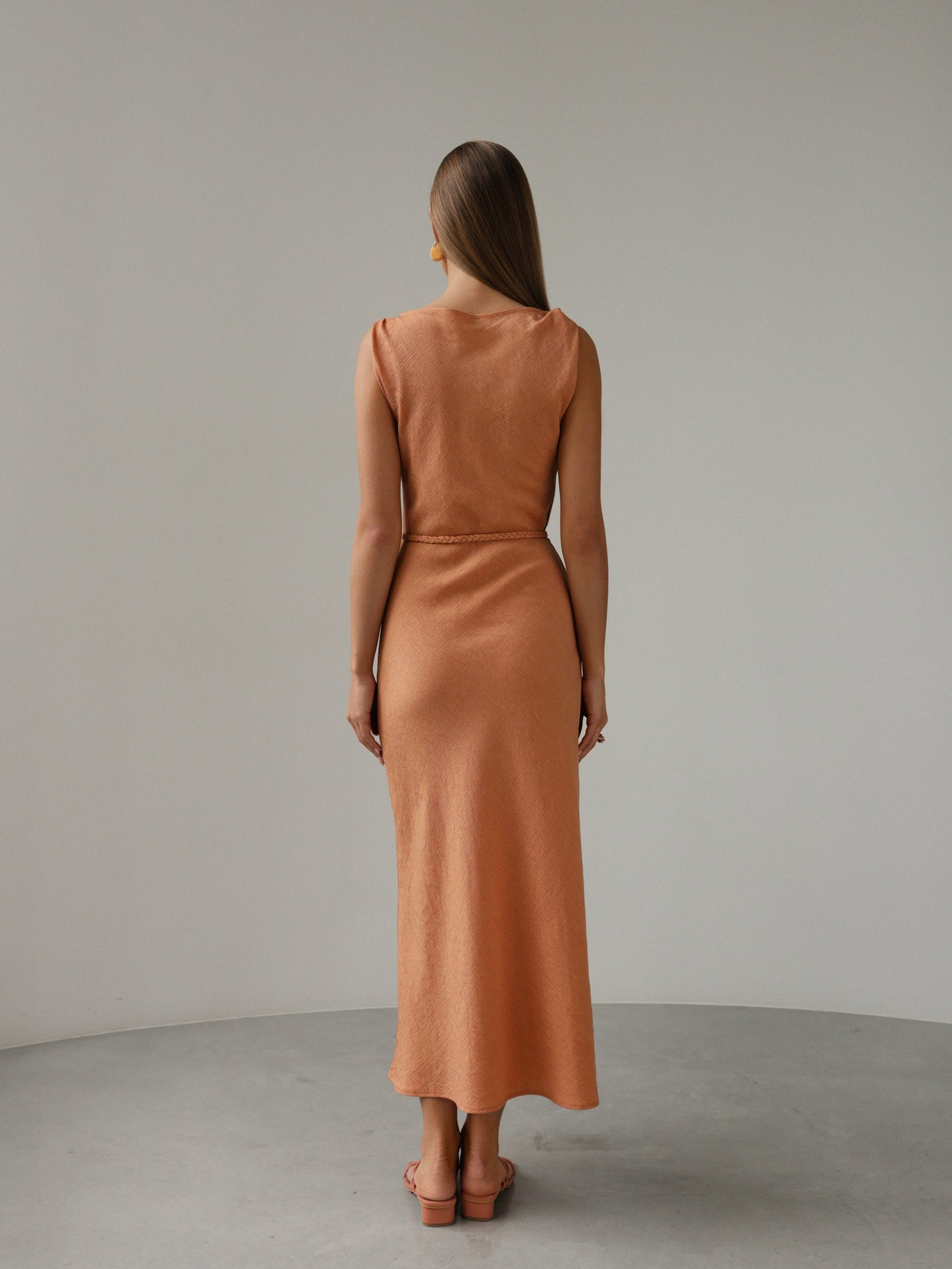 Terracotta Sun Elbise