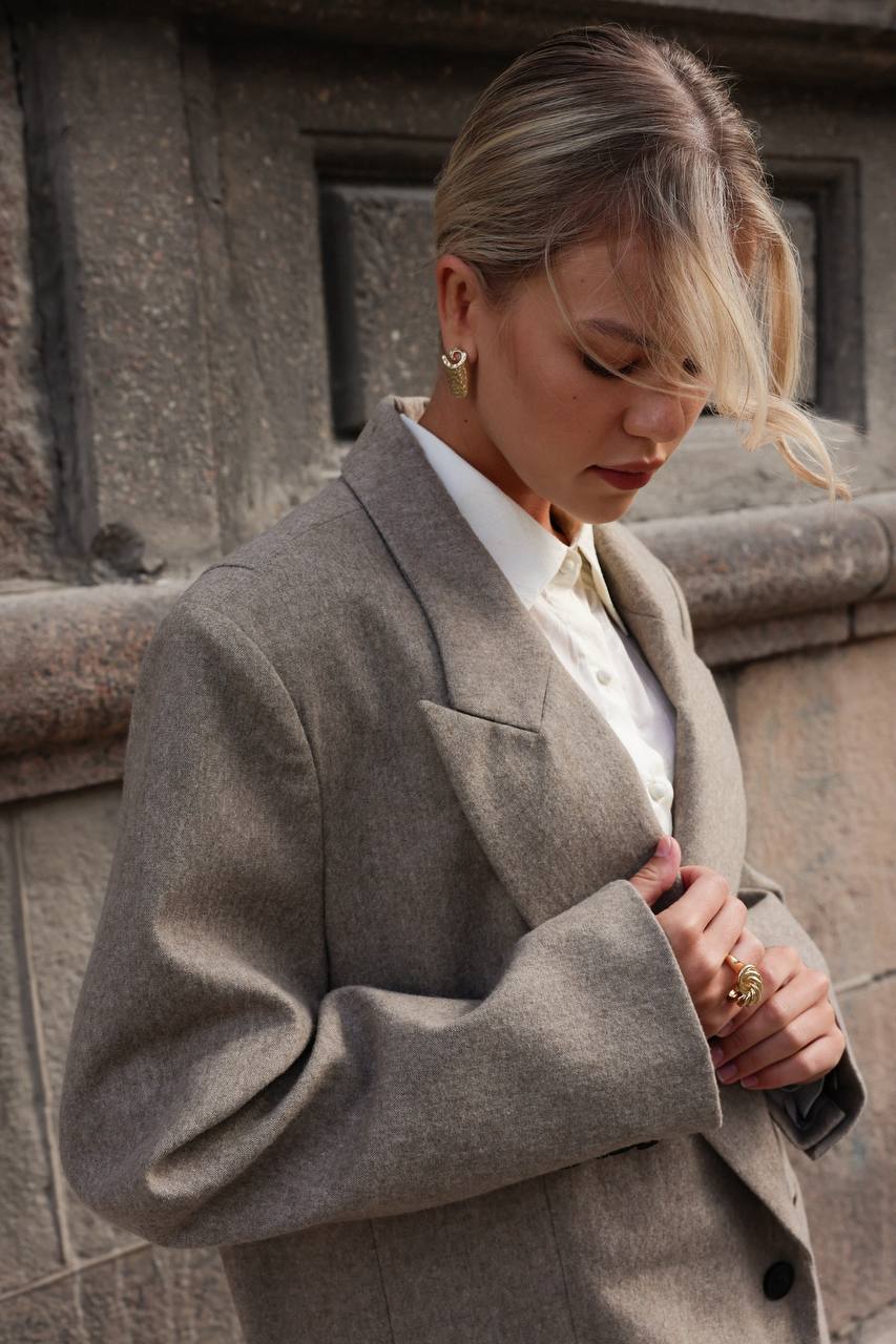 Altın Spiral Halka Küpe