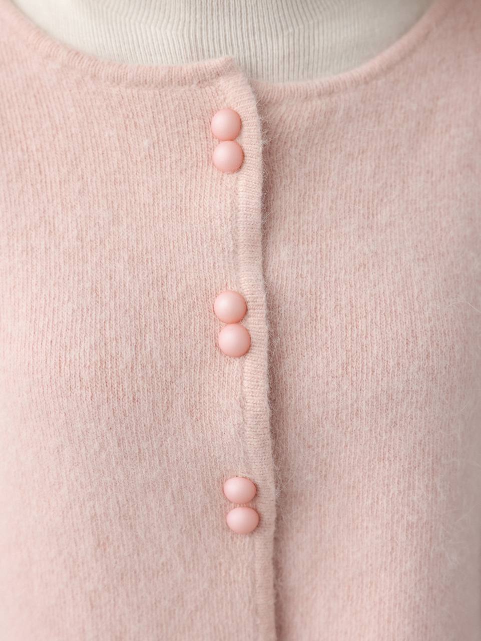 Soft Blossom Düğmeli Hırka