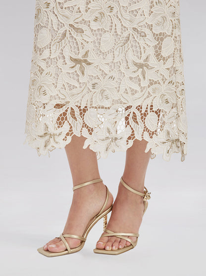 Nakışlı Dantel Balık Etek