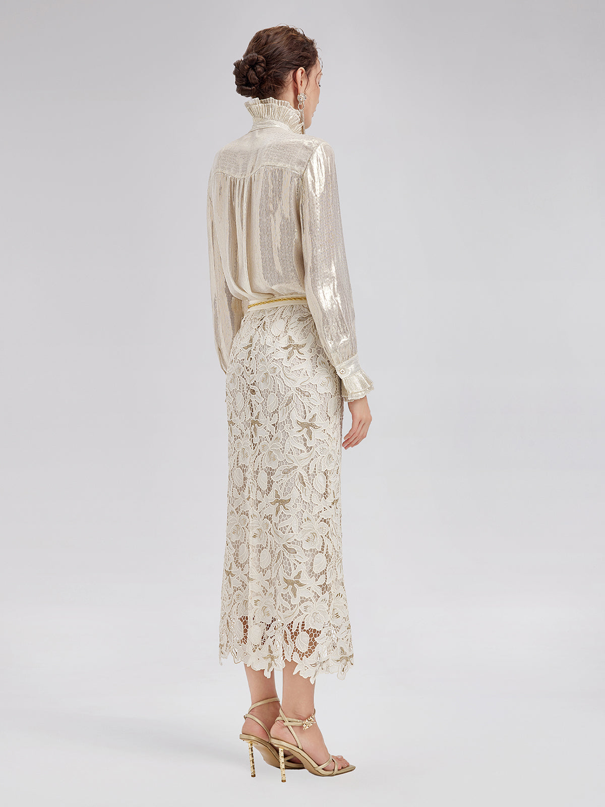 Nakışlı Dantel Balık Etek