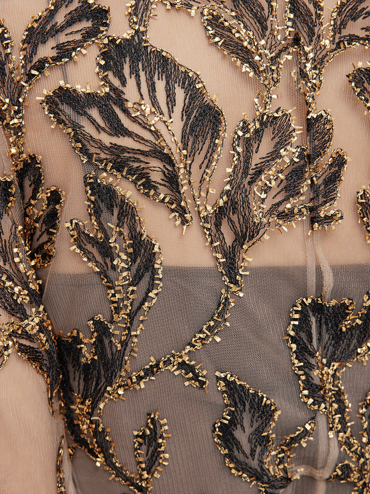 Özel İtalyan Çiçekli Jakar Elbise (Bel Zinciri ile)