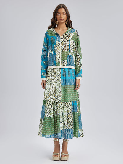 Yazlık Hafif Keten Görünümlü Güneş Koruyucu Ceket