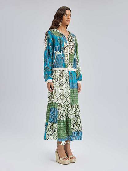 Yazlık Hafif Keten Görünümlü Güneş Koruyucu Ceket