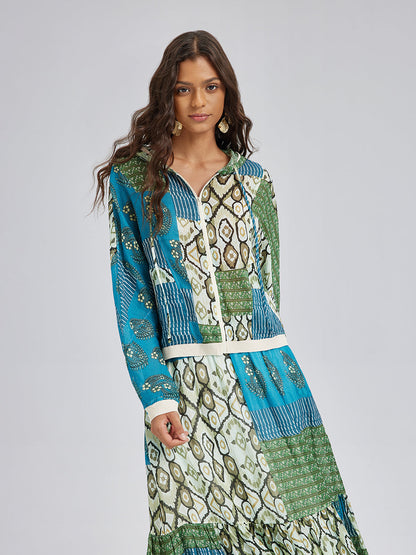 Yazlık Hafif Keten Görünümlü Güneş Koruyucu Ceket