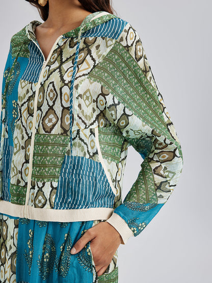 Yazlık Hafif Keten Görünümlü Güneş Koruyucu Ceket