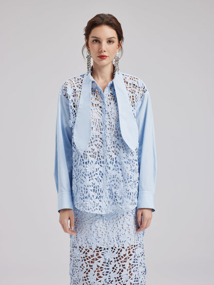 Şık Günlük Pullu Detaylı Bluz (İç Askılısı Dahil)