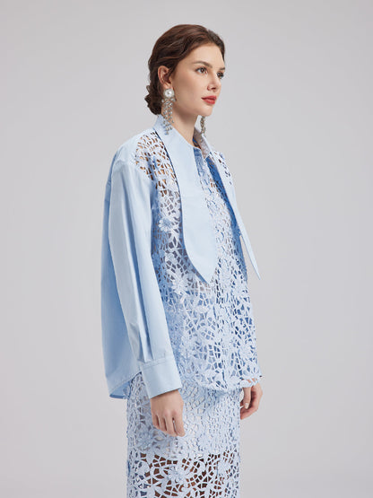 Şık Günlük Pullu Detaylı Bluz (İç Askılısı Dahil)