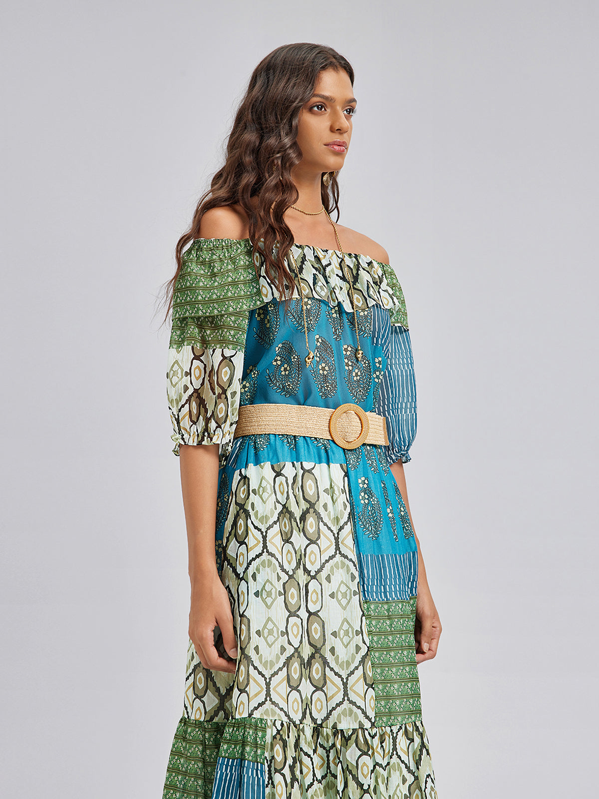 Şık Yumuşak İpek Çok Yönlü Bluz