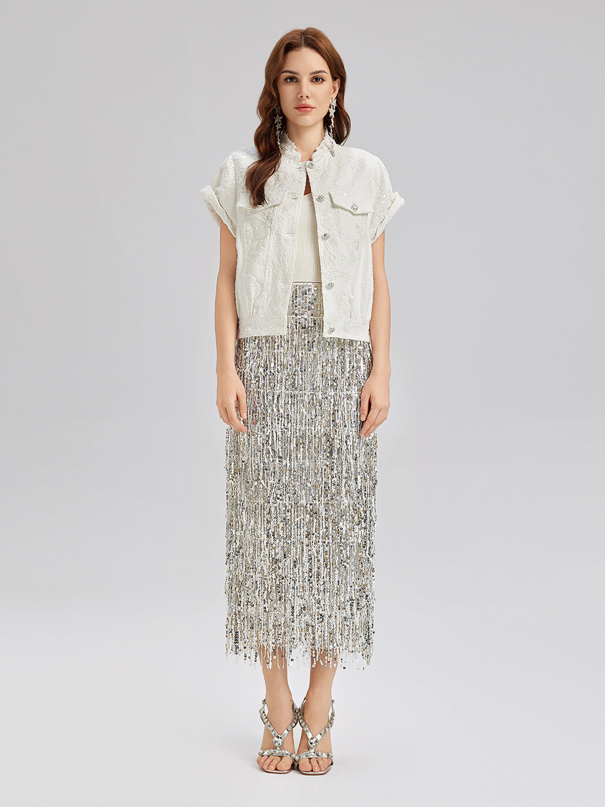 Pullu Yumuşak Kot Hakim Yaka Yelek