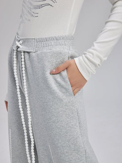 Fransız Dantel İpli Pantolon