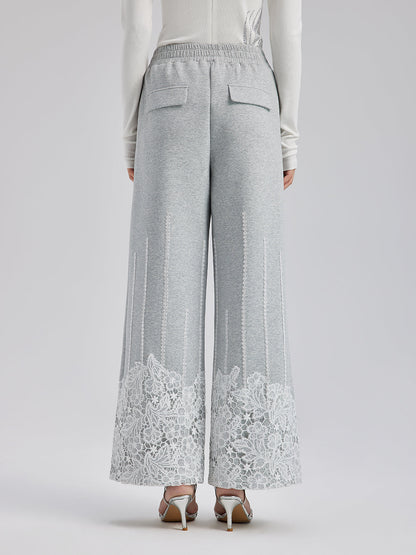 Fransız Dantel İpli Pantolon