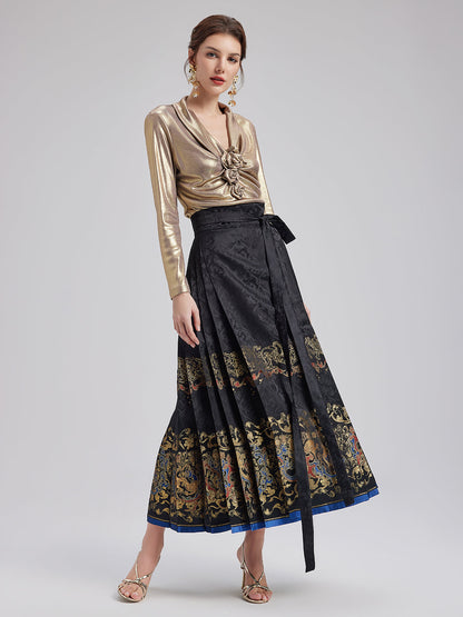 Şık Geleneksel Çin Tarzı Etek