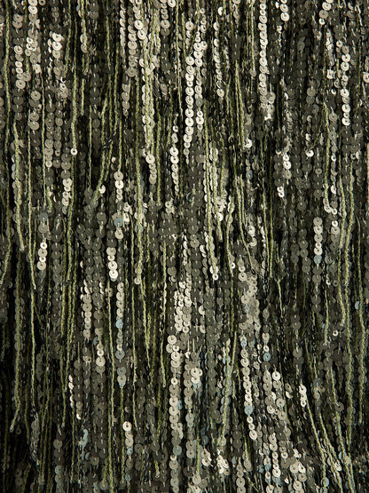 El Yapımı Pullu Püsküllü Taşlı Ceket